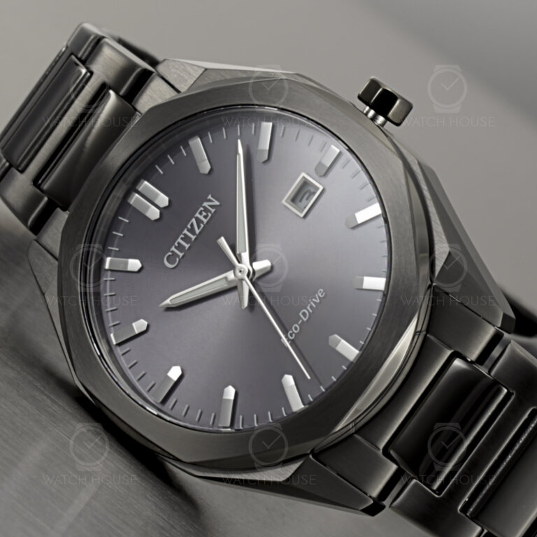 Citizen BM7625-80H Eco Drive Sports Oktagon Herrenuhr Anthrazit