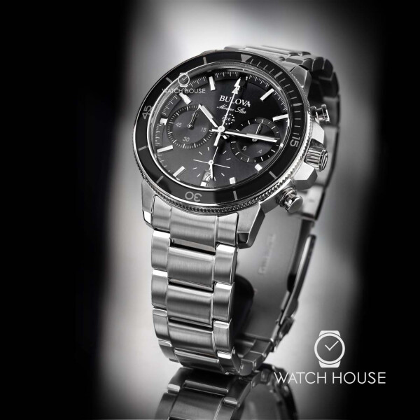Star Bulova Men\'s 96B272 Chronograph Marine Wristwatch