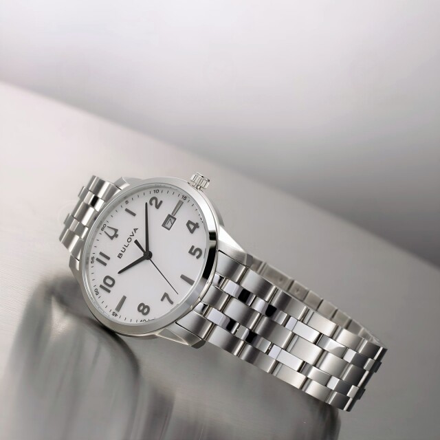 Bulova Classic Herrenuhr 96B474 Weiß