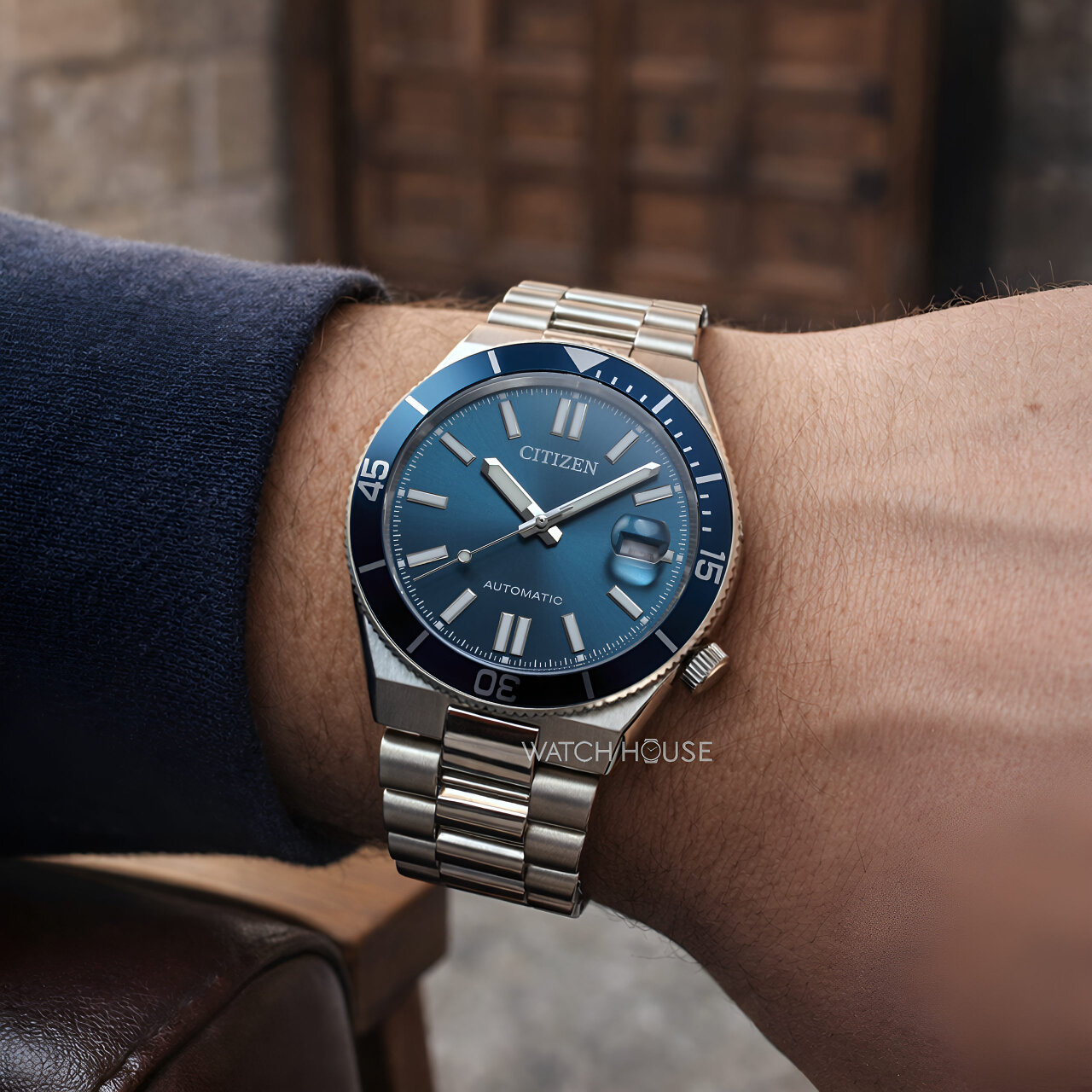 Citizen Tsuyosa Shore Automatic NJ0231-56L Blue