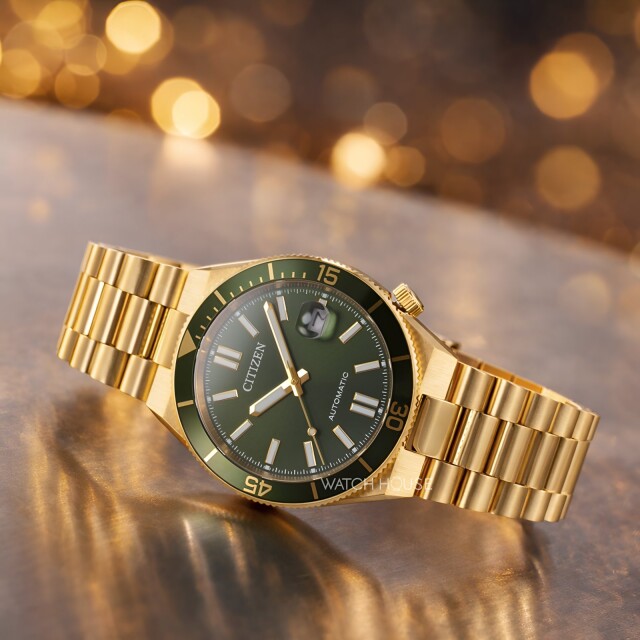 Citizen Tsuyosa Shore Automatic NJ0232-53X Gold