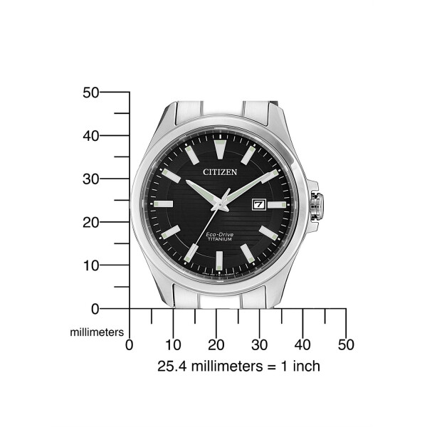 Citizen Maskuline Eco-Drive Herrenuhr aus Titanium BM7470-84E