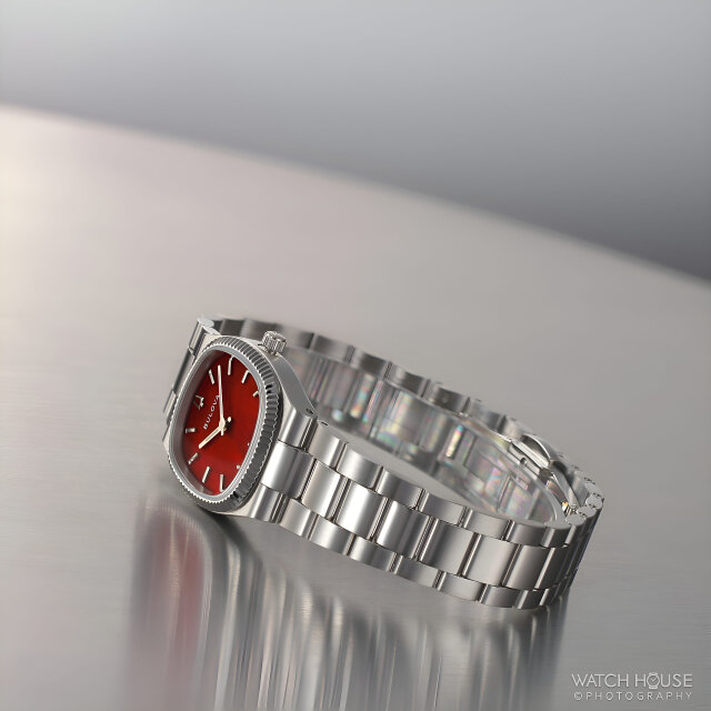 Bulova Damenuhr Super Seville 96L354 Rotes Perlmutt