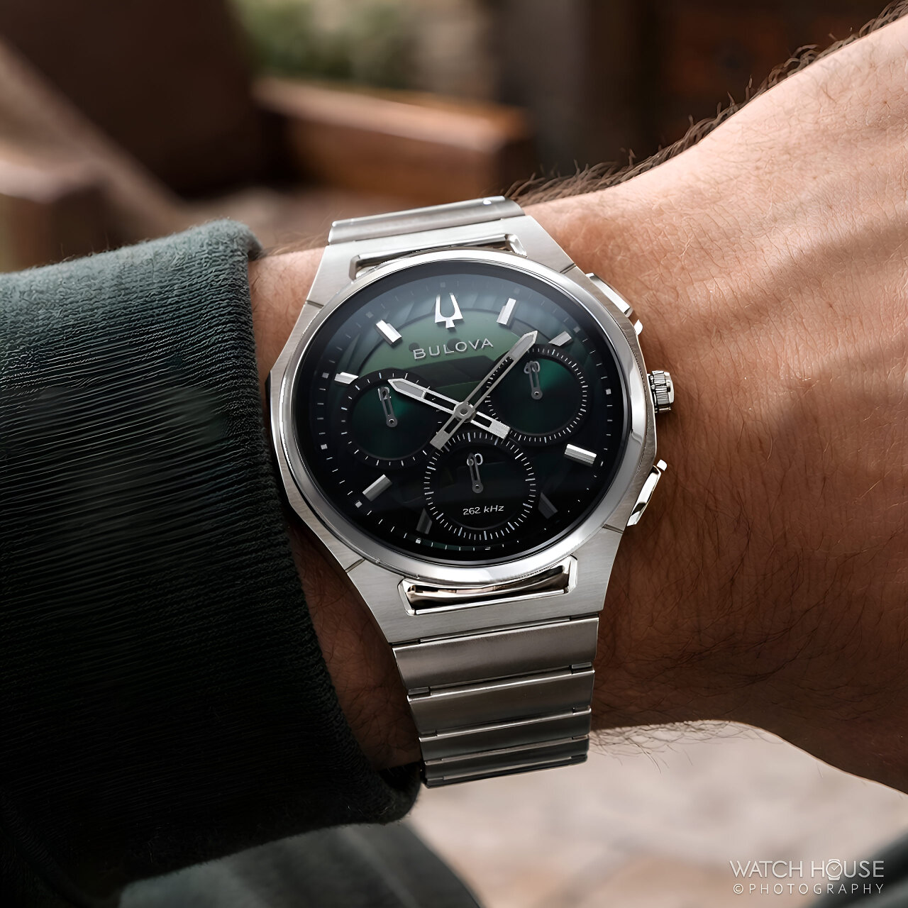Bulova Curv Presisionist 96A338 Grün