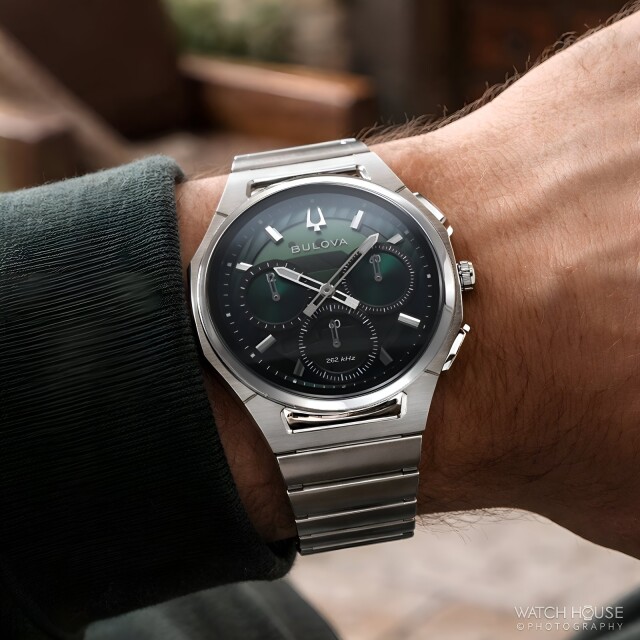 Bulova Curv Presisionist 96A338 Grün