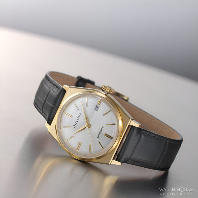 Bulova 97B243 Frank Sinatra automatic watch, gold