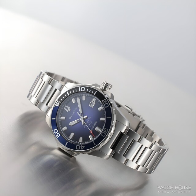 Bulova Marine Star Automatikuhr 98B466 Blau