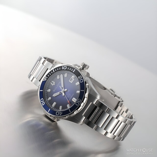 Bulova Marine Star Automatikuhr 98B466 Blau