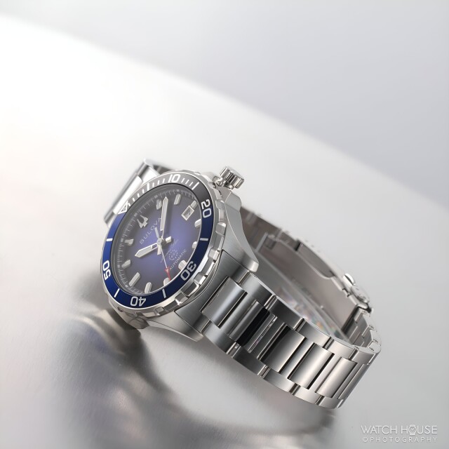 Bulova Marine Star Automatikuhr 98B466 Blau