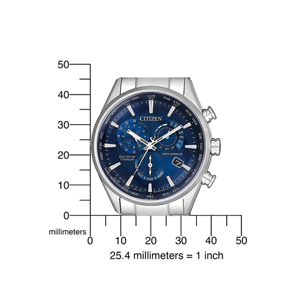 Citizen Eco Drive radio clock CB5020 87L with alarm and chronograph