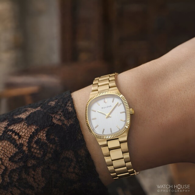 Bulova Damenuhr Super Seville 97L189 Gold