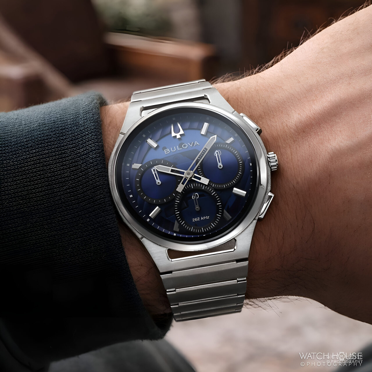 Bulova Curv Precisionist 96A339, blue