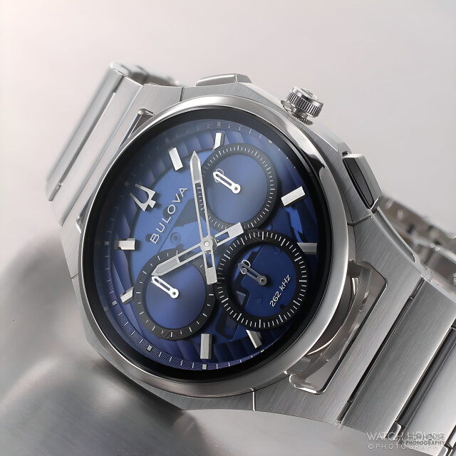 Bulova Curv Precisionist 96A339, blue