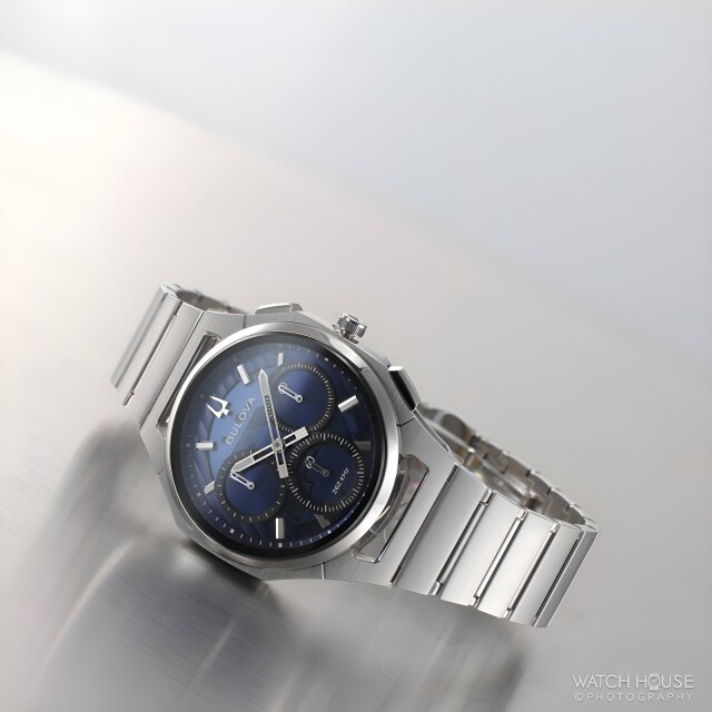 Bulova Curv Precisionist 96A339, blue