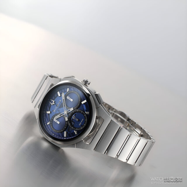 Bulova Curv Precisionist 96A339, blue