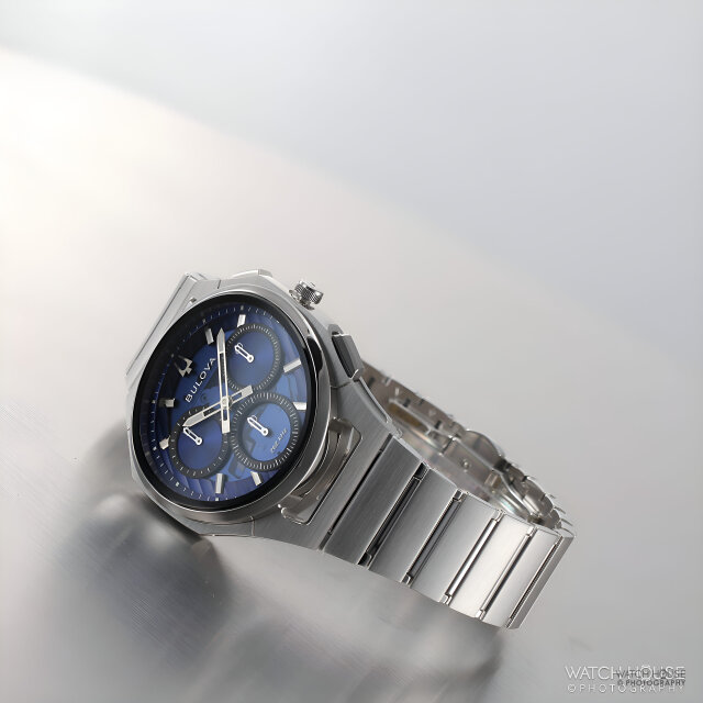 Bulova Curv Precisionist 96A339, blue