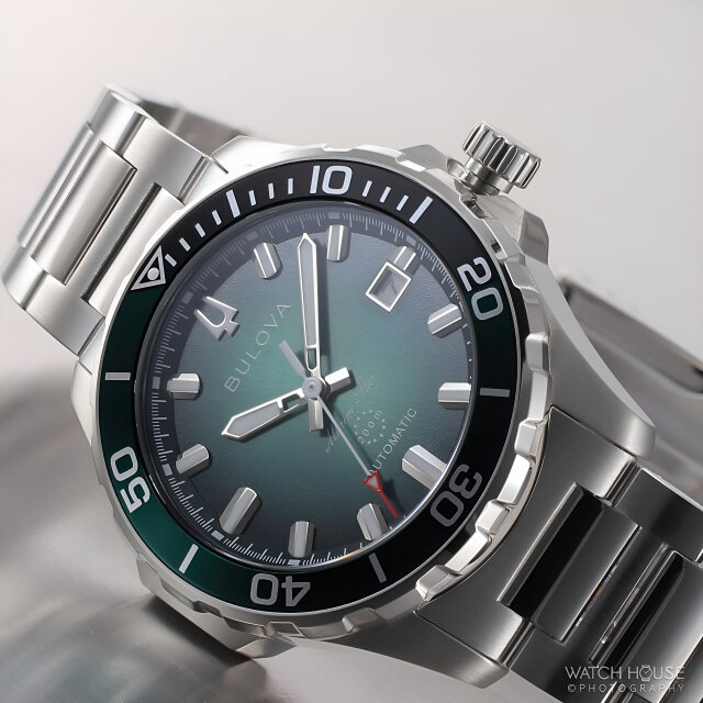 Bulova Marine Star Automatikuhr 98B471 Grün