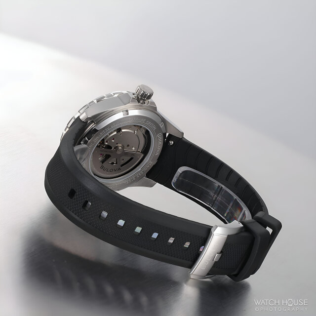 Bulova Marine Star Automatikuhr 98B465 Schwarz