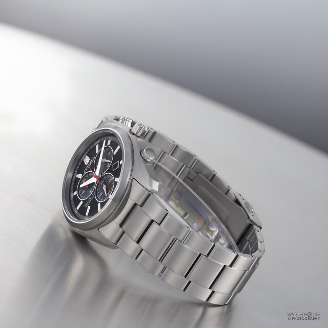 Citizen Eco Drive Herren Chronograph AT2590-59E Schwarz
