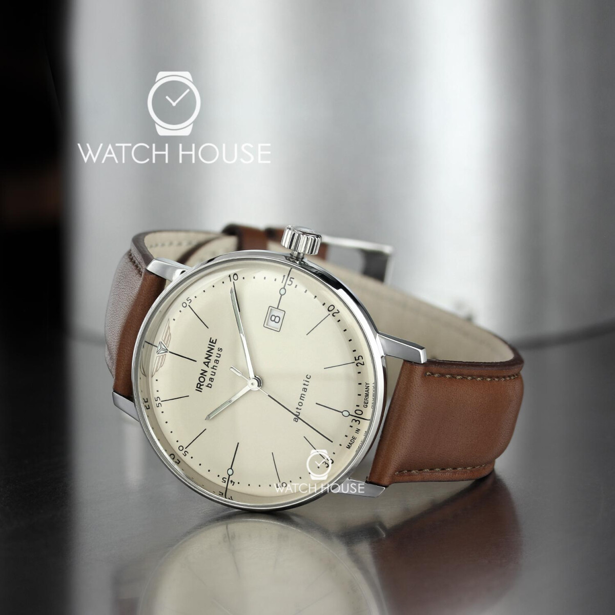 ETA Iron Annie Bauhaus Men\'s 5050-5 Wristwatch Automatic