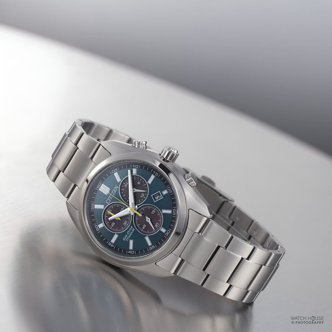 Citizen Eco Drive Mens ChronographAT2590-59X Petrol