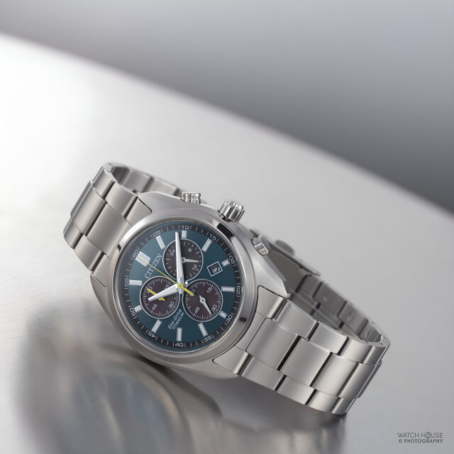 Citizen Eco Drive Mens ChronographAT2590-59X Petrol