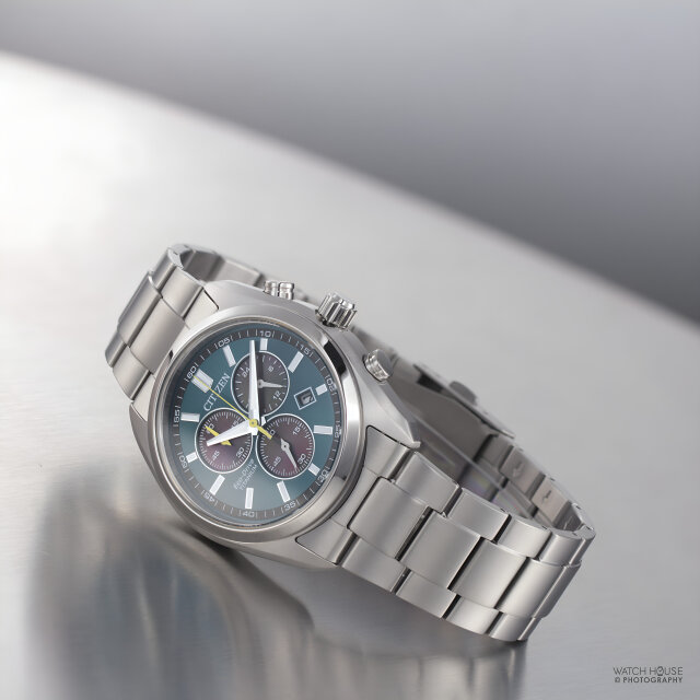 Citizen Eco Drive Mens ChronographAT2590-59X Petrol