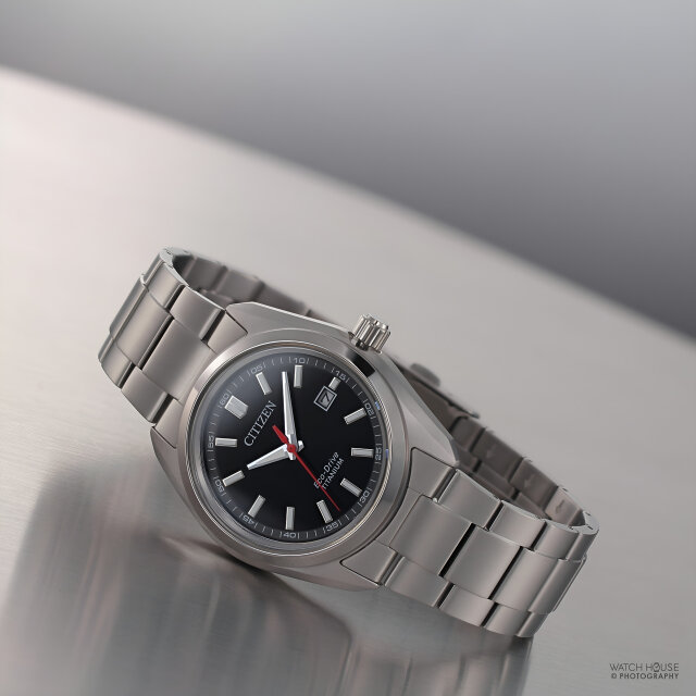 Citizen Eco-Drive mens watch Super Titanium AW1900-50E Black