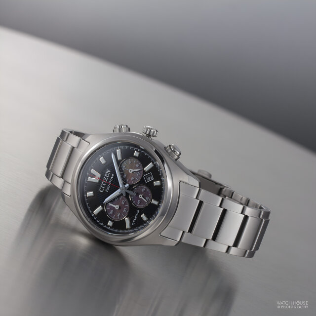 Citizen Eco Drive Mens Chronograph CA4750-51E Black