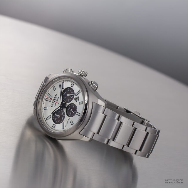 Citizen Eco Drive Mens Chronograph CA4750-51A Silver
