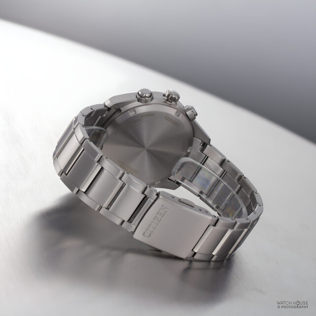 Citizen Eco Drive Mens Chronograph CA4750-51A Silver