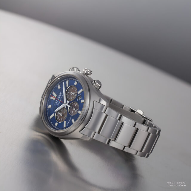 Citizen Eco Drive Mens Chronograph CA4750-51L Blue