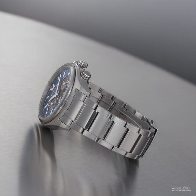 Citizen Eco Drive Mens Chronograph CA4750-51L Blue