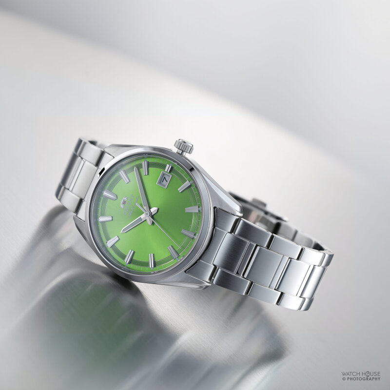 Orient Stretto Automatikuhr RA-AC0R05E Limitiert Gr&uuml;n
