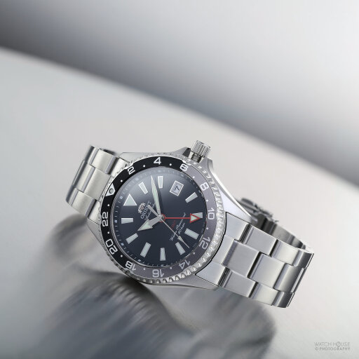 Orient MAKO GMT Automatikuhr RA-BC0001B30B Graphitnacht