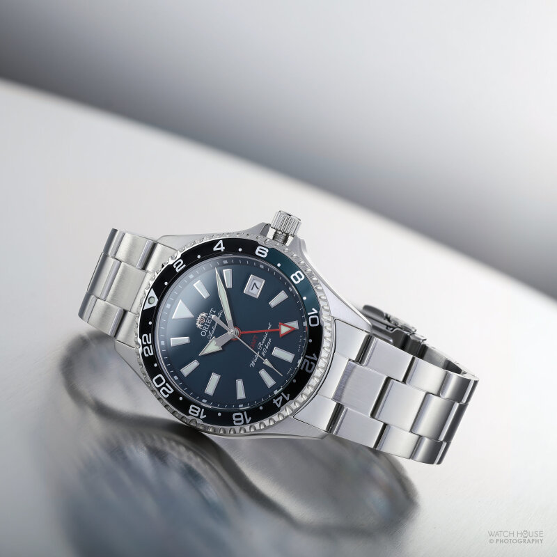 Orient MAKO GMT Automatikuhr RA-BC0002E30B Waldschatten