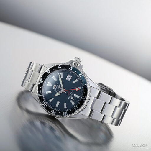 Orient MAKO GMT Automatikuhr RA-BC0002E30B Waldschatten