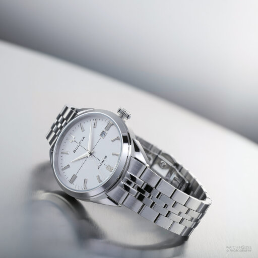 Bulova Sutton Automatikuhr 96B491 Weiß 42mm