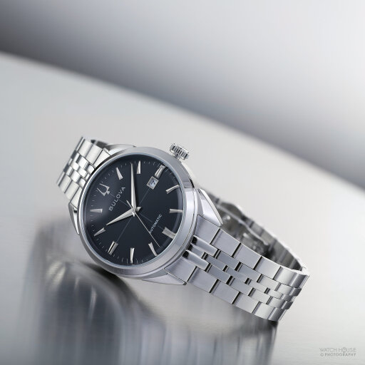 Bulova Sutton Automatikuhr 96B492 Schwarz 42mm