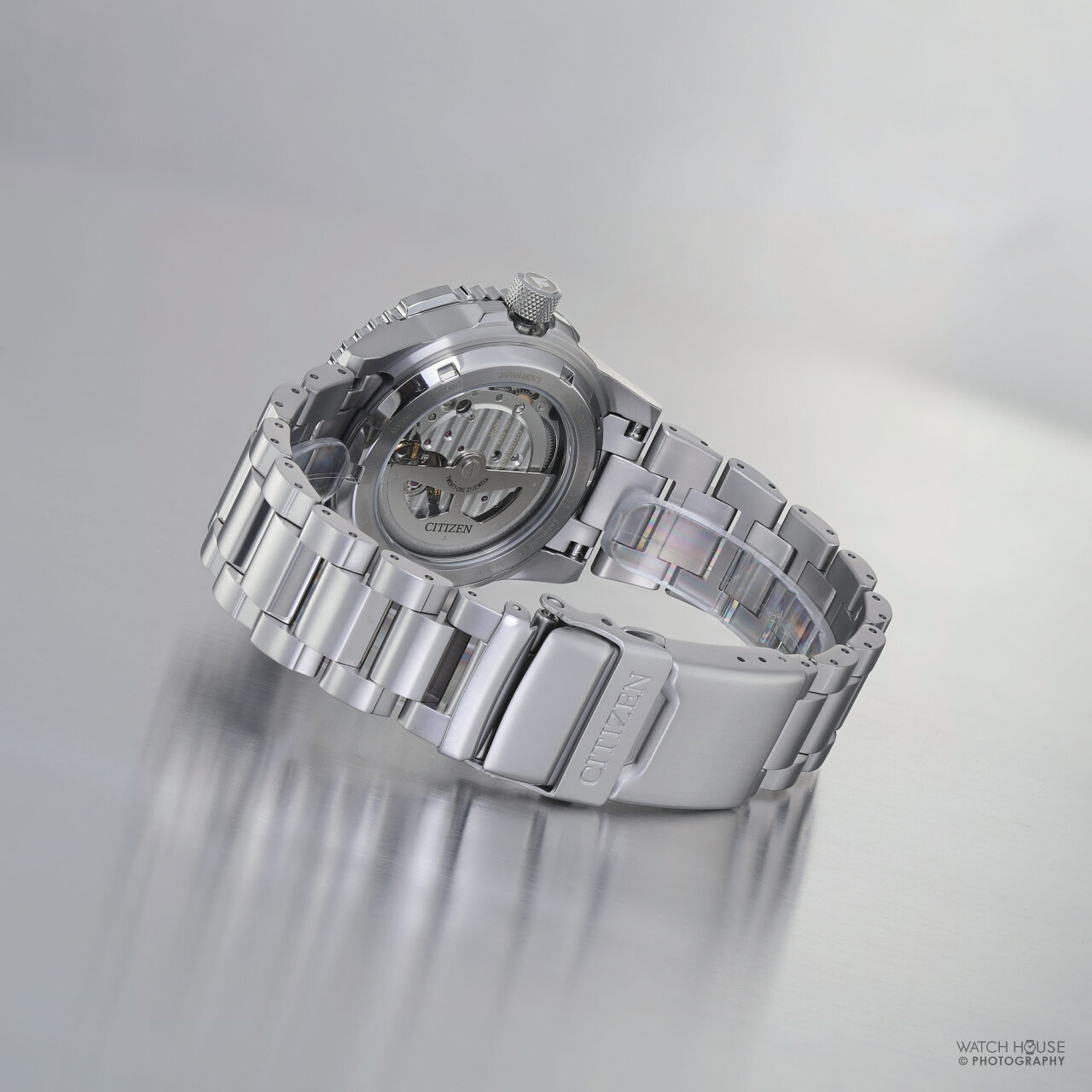 オルゴナイト雫型No.230 Citizen NK0040-58L PROMASTER SKY Navihawk 40mm Blue