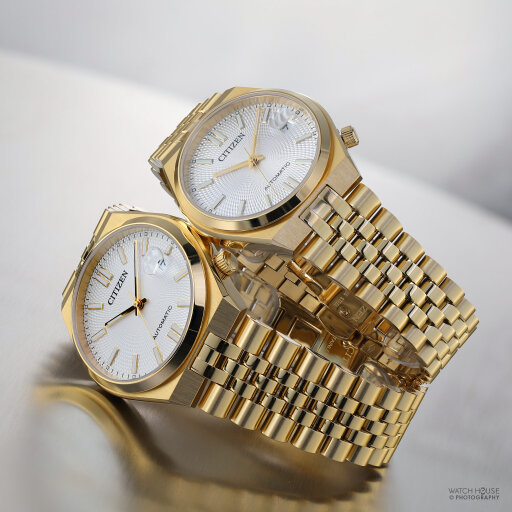 Citizen Tsuyosa Automatic Couples Watch Set Gold Tone...