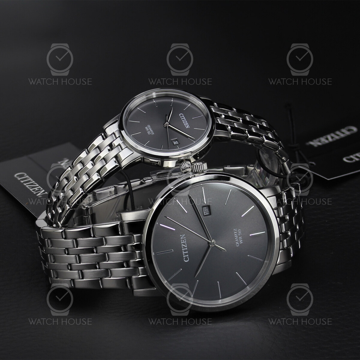 Citizen Basic Combined-Set (Male-Female) PSC012 Steel Quartz