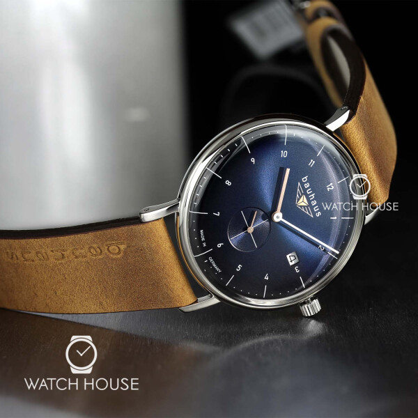 Bauhaus 2130-3 Quartz Vintage Strap Men's Wristwatch