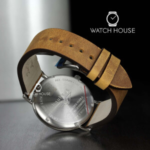 Bauhaus 2130-3 Quarz Vintage Lederband Herren Armbanduhr