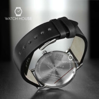 Bauhaus 2130-2 Quarz Reduced Design Mens Wristwatch With Style