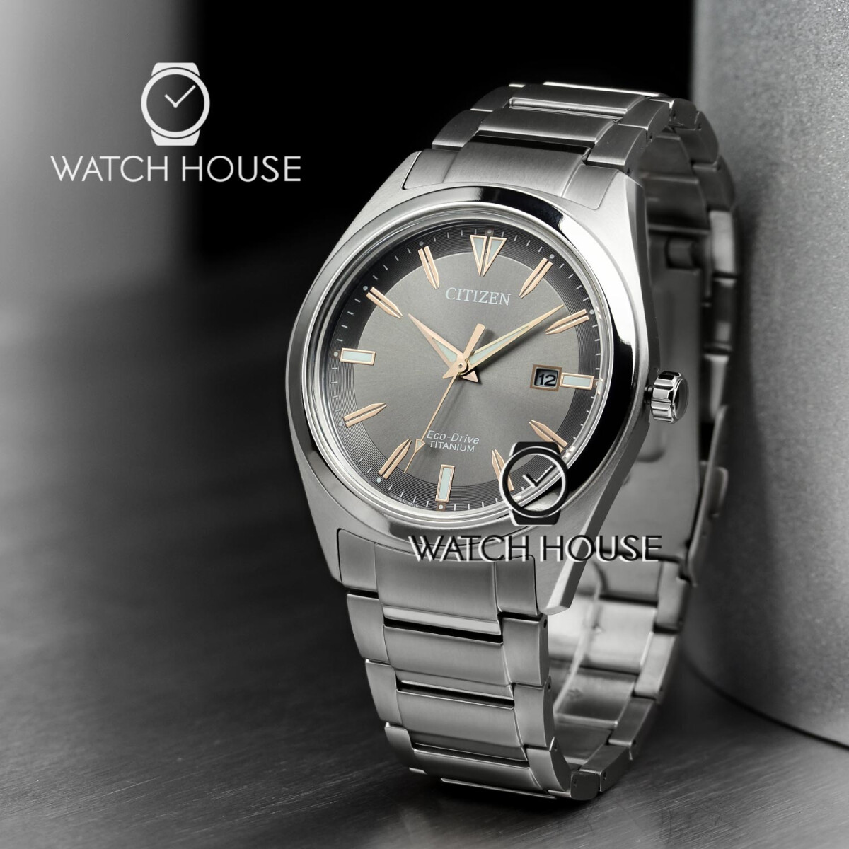 AW1640-83H Eco Citizen Drive Titanium Wristwatch Men\'s Super