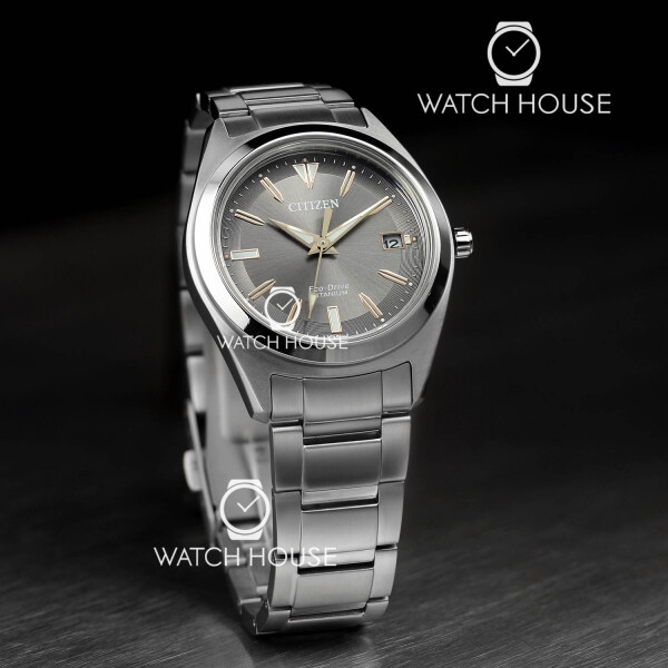 Citizen Super Titanium FE6150-85H Eco Drive Womens Solar Wristwatch