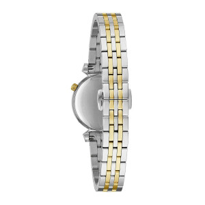 Bulova 98P202 Regatta Elegante Diamanten Uhr mit Perlmuttzifferblatt