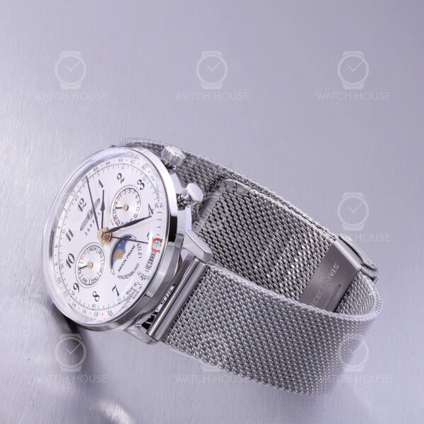 Soho District Skeleton chronograaf horloge silberfarben und goldfarben