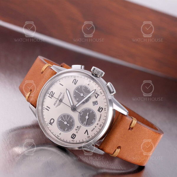 Iron Annie F13 Chrono Herren Tempelhof 5670-5 Oliv/Leuchtzifferblatt